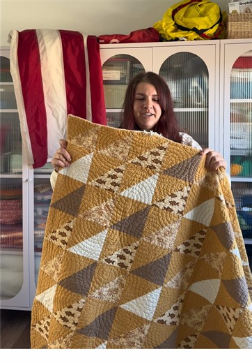 Quilters what’s your favorite way to mend your quilts?! I have this quilt that I made about 9 years ago that’s just been sitting in my to mend pile and I figured I should fix her up finally! #quilttok #quiltersoftiktok #sewist #quilter #sewtok