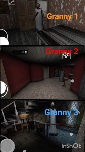 👵Granny Chapter 1,2,3 #shorts #viral