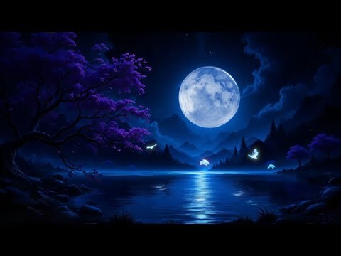 (No Ads) RELAXING SLEEP SOUNDS • Anxiety Relief & Brain Massage • Healing Frequencies for ADHD