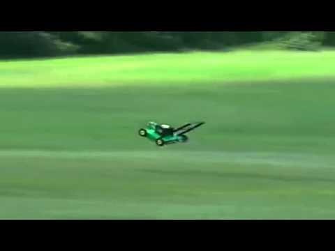 Flying lawnmower