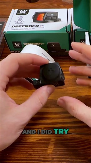 Vortex Pistol Optic - Found the WIN! Vortex Defender ST Enclosed