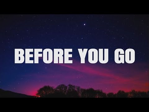 Lewis Capaldi - Before You Go (Lyrics)