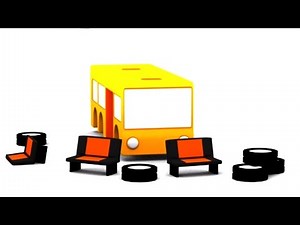 Lehrreicher Zeichentrickfilm - Die 4 kleinen Autos - Der Bus
