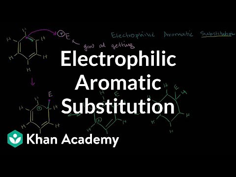 Electrophilic aromatic substitution | Aromatic Compounds | Organic chemistry | Khan Academy