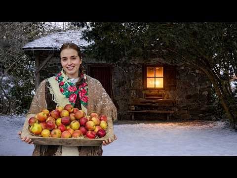 Old-Fashioned Apple Cider & Cake in a Wood-Fired Oven