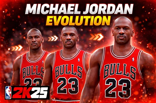 Michael Jordan’s Evolution in NBA Games in INSANE (NES to PS5)