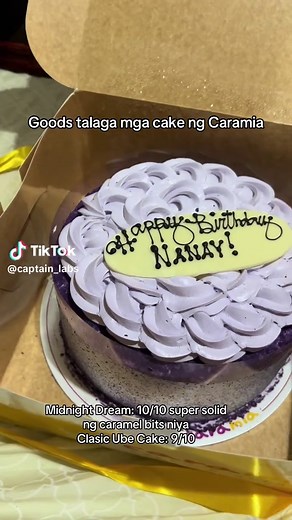 Caramia Cakes Review: Midnight Dream & Classic Ube