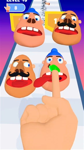 Finger Runner 3D Gameplay👃#games #gaming #funny #13million #fingerrunner3d #100kviewsubscribers
