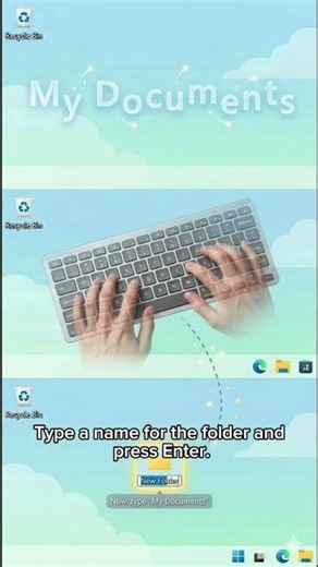 How to Create a Folder on a Computer | Computer Basics for Beginners #computereducation