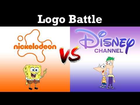 Nickelodeon VS Disney Channel - Logo Battle