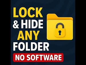 🔐 Hide Private Files & Folders on Windows 10/11 | No Apps Needed | Step-by-Step