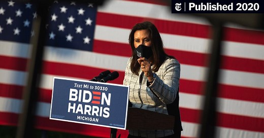 F.B.I. Says Michigan Anti-Government Group Plotted to Kidnap Gov. Gretchen Whitmer