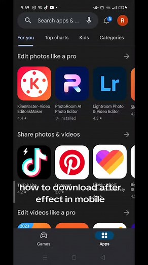how to download after effect in your mobile #rimel__9x #foryou #rimel_9x