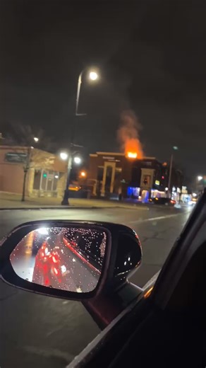 TCD News on Instagram: "A small roof fire broke out at a business near Warren Avenue and Jonathan Street earlier tonight, prompting a quick response from the Dearborn Fire Department. Fire crews arrived on scene and were able to contain and extinguish the flames before the fire could spread, preventing any major damage. No injuries were reported."