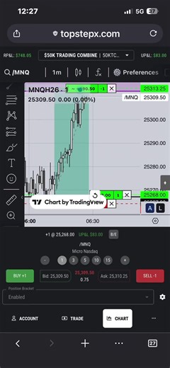 First Trade on New Combine with 10 Mini Contracts