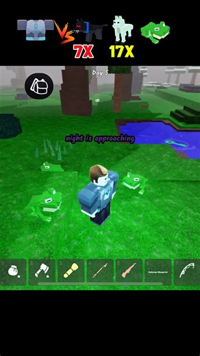 Alien Armor test #roblox #99nightintheforest