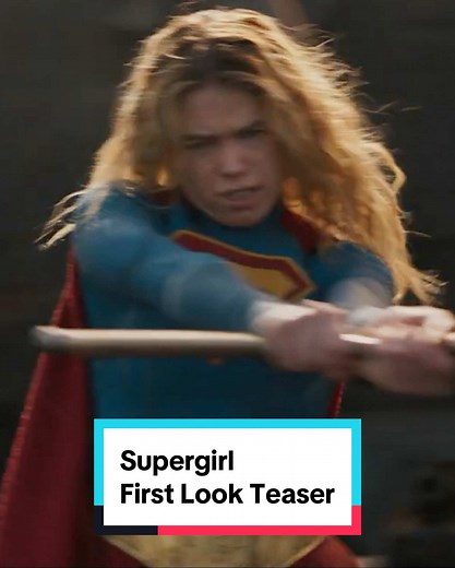 New first look teaser for #Supergirl - in theaters June 26. #trailer #movie #movietok #dccomics