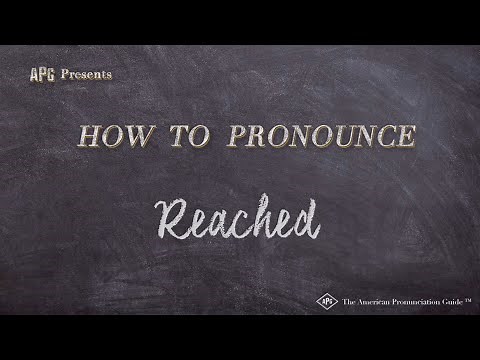 How to Pronounce Reached (Real Life Examples!)