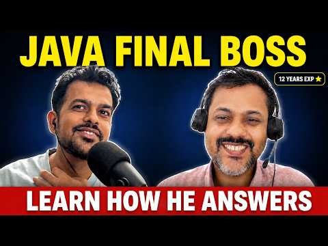 12 Years Experienced Java Developer Mock Interview | Senior Java Interview Questions