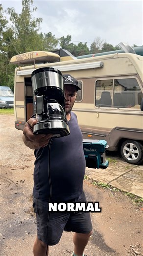 New coffee ☕️ @machine for the campervan 🛠️🏴‍☠️🎥 #tipsandtricks #handyman #220v #LuxuryLiving | Pirate’s Eye