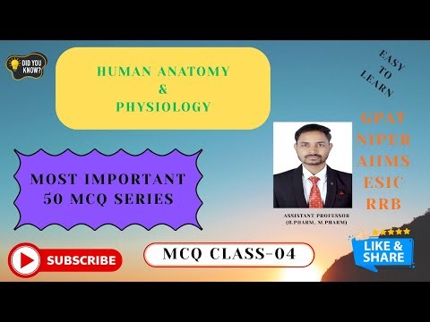 50 MCQs on Osseous System & Joints | Axial–Appendicular Skeleton | GPAT/NIPER Special