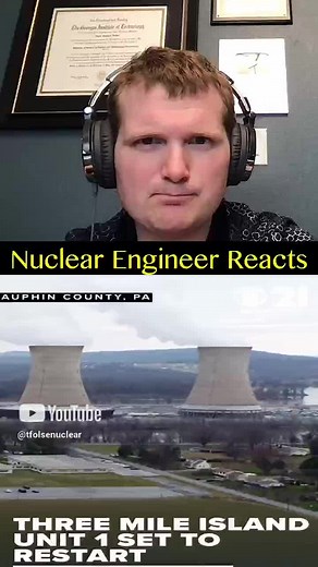 Three Mile Island Plant Returns to Power Microsoft AI - Nuclear Engineer Reacts #nuclear #reaction #ai