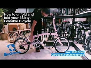How to Fold & Unfold your 3Sixty Foldable Bicycle