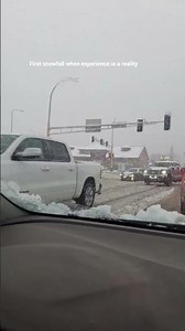 Chevrolet spark manual going up the trail... First snow traffic report.