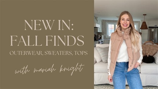 Watch New In&colon; Cozy Fall Clothes with promo codes! on Amazon Live