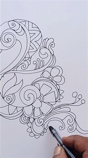 simple Doodle drawing #shortsfeed #doodle