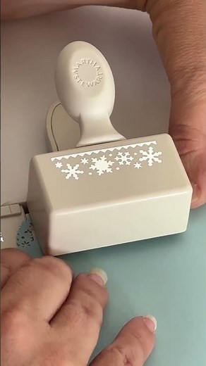 Martha Stewart Paper Punch Set Snow Flurry Christmas Corner Border Snowflakes