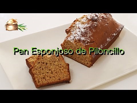 Receta de pan Piloncillo, Un pan casero diferente muy esponjoso, dulce y muy fácil de preparar