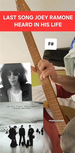 Joey Ramone listened to this song in his final moments 🥹 #U2 #Ramones #live #2000s #shorts