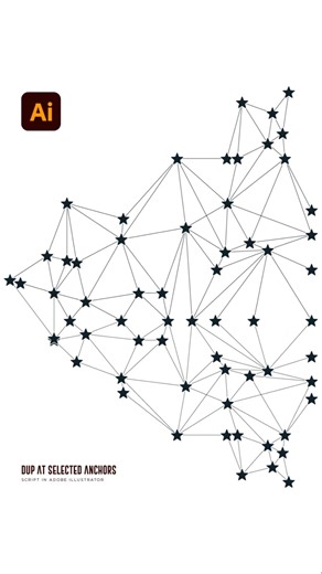 Beginner pro Illustrator Tips | Dup at selected points script #illustratortips #mgraphics