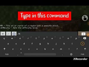 Craftsman 4 | How to use fill commands - quick and easy