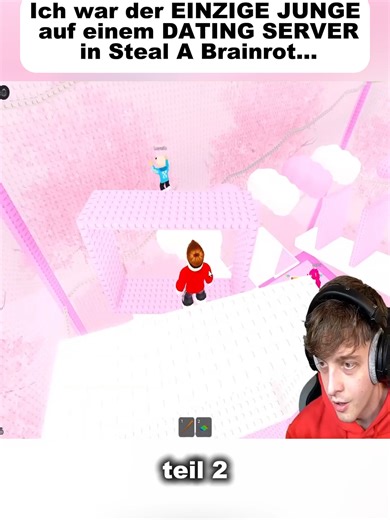 Ich war der EINZIGE JUNGE auf einem DATING SERVER in Steal A Brainrot... teil 2 #BRAINROT #roblox #trend