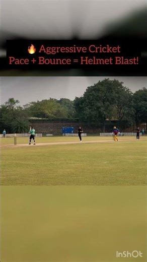 🔥 Aggressive CricketPace + Bounce = Helmet Blast! ⚡ High Intensity #bouncer #pace #speed