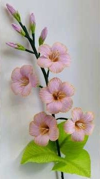 DIY Paper Craft - How To Make Chinese Violet Flower From Crepe Paper - Flower Making With Paper