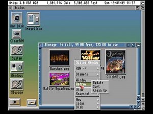 Amiga Classic Workbench Demo Video