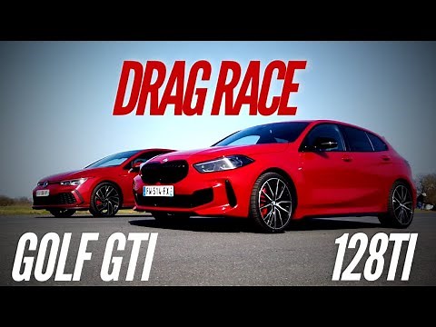 BMW 128ti VS VW Golf 8 GTI : DRAG RACE