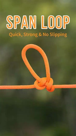 Tie It Once, Use It Forever – Span Loop!