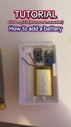 How to Add a Battery to CYD ESP32 Tutorial