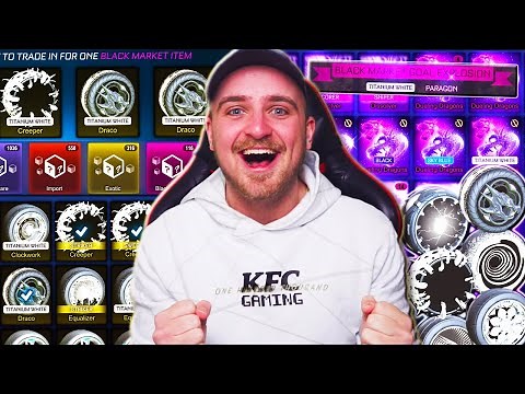 The NEW Trade Up UPDATE is INSANE! | *PAINTED BLACK MARKET WORLD RECORD IN ROCKET LEAGUE*
