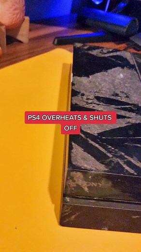 PS4 OVERHEATS 😢. ALL FIXED NOW. #techtok #techtoktips #techtips #tech #ps4 #Sony