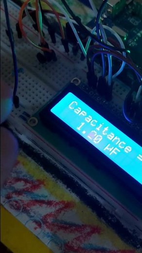 Measuring Capacitance using Arduino uno and LCD