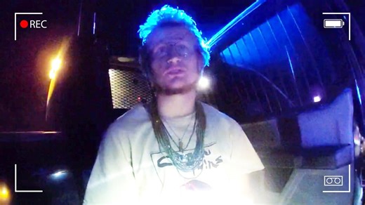 Police bodycam captures Area 51 trespasser