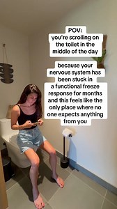 comment "FREEZE" to get an exclusive 1 min video to get your energy back 👇🏼 the silent struggle of functional freeze response... when you’re living in a functional freeze, you might look together and calm on the outside, but on the inside you’re shutdown, overwhelmed, and disconnected 🥹 this hidden state is a sneaky survival mechanism, where you operate on autopilot amidst overwhelming stress or years of unresolved trauma 😮‍💨 this isn’t your fault! your nervous system starts to shutdown and