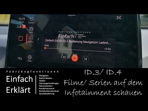 VW ID3 ID4- Watch videos, movies, series on the infotainment system | Loading time