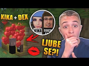 DEX ROCK I KIKA SU SE KONAČNO POLJUBILI U MINECRAFTU! *wtf*