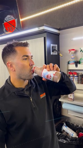 The blend rule & some of the best chocolate milk in the nation! 💪🏽🔥 #DG2 #PostRace #NationalOpen #WorldofOutlaws | David Gravel Racing